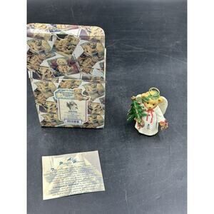 Enesco CHERISHED TEDDIES 706698 ARIEL Angel Bear Christmas Tree Figurine